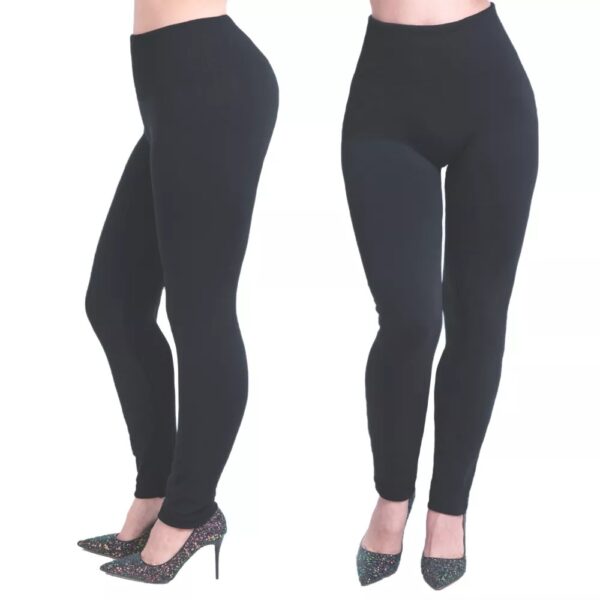 Thermo legging met hoge band ( one size maat 38 t/m maat 48 ) - Afbeelding 2