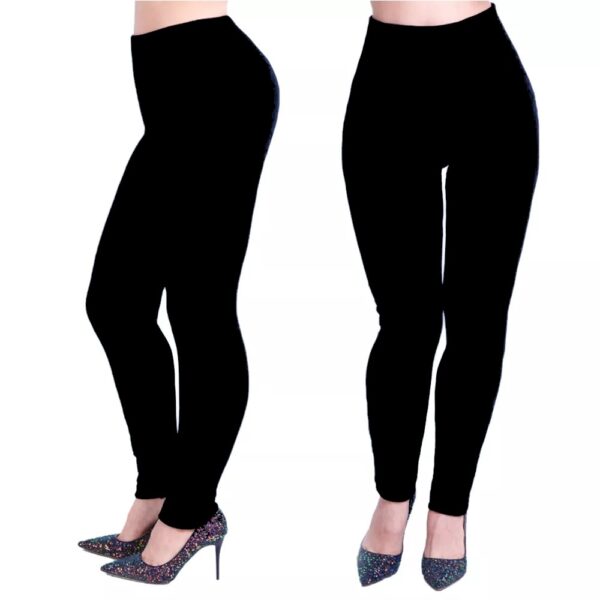 Thermo legging met hoge band ( one size maat 38 t/m maat 48 ) - Afbeelding 3