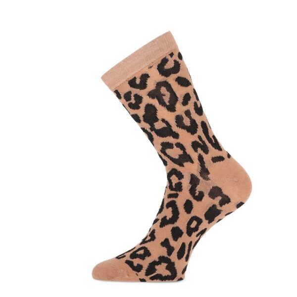 Naadloze katoenen dames leopard dessin sokken - Afbeelding 2