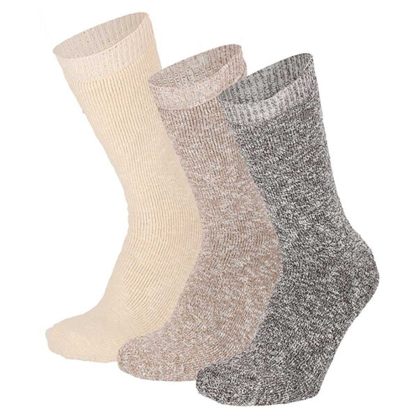 Warme en sterke katoenen bootsock met badstof voering - Afbeelding 3