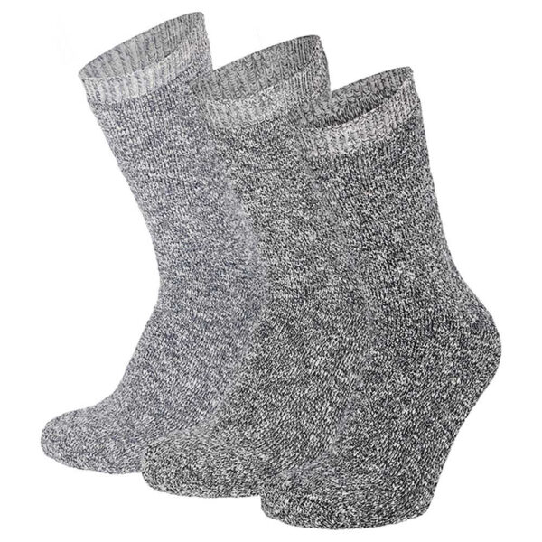 Warme en sterke katoenen bootsock met badstof voering